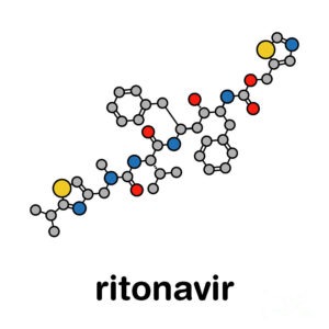 ritonavir hiv drug molekuulscience photo library